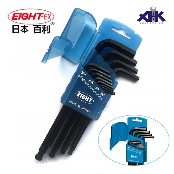 016-13zd-6-1 Bộ lục giác hệ inch, Eight 016-13ZD, bộ lục giác Eight, 016-13ZD