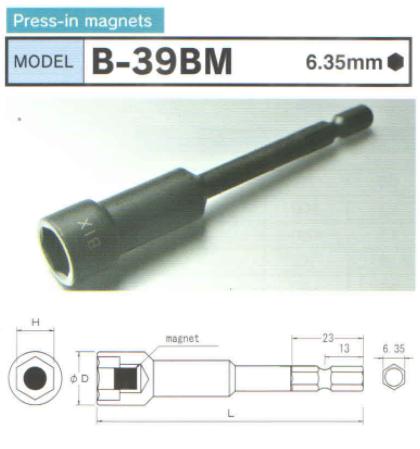 b-39bm-percentage-20image Đaafuf tuýp từ tính, B-39BM, đầu bits từ tính, BiX B-39BM, thanh vặn ốc từ tính