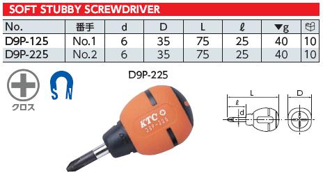 d9p-225-d24ec306-a370-447c-be28-66d803bdc34f Tô vít 4 cạnh ngắn, tô vít ngắn KTC, D9P-225, D9P-125