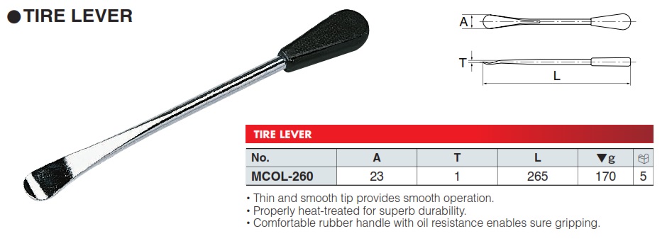 mcol-260-details Tay móc lốp KTC, KTC MCOL-260