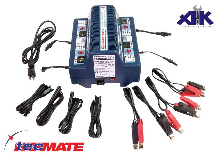 Máy sạc 4 bình, máy sạc TecMate, máy sạ bình điện OptiMate PRO-4