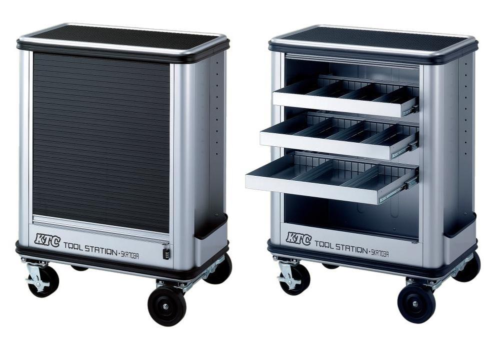 skr703a Xe dụng cụ chuyên dùng KTC SKR703A, xe đựng dụng cụ sửa chữa, xe đựng đồ nhiều ngăn kéo, SKR703A