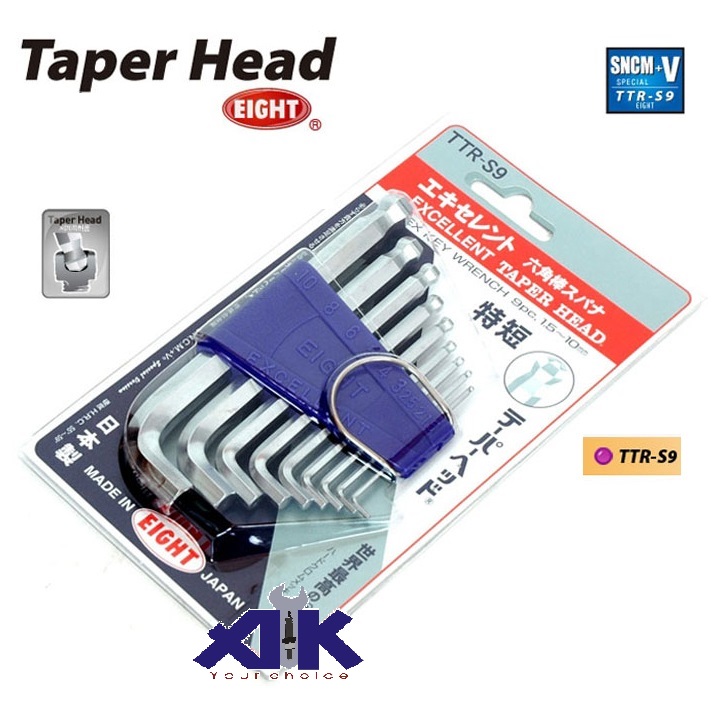 ttr-s9-packing Bộ lục giác hệ mét, bộ lục giác Eight Nhật, bộ lục giâc nhập khẩu